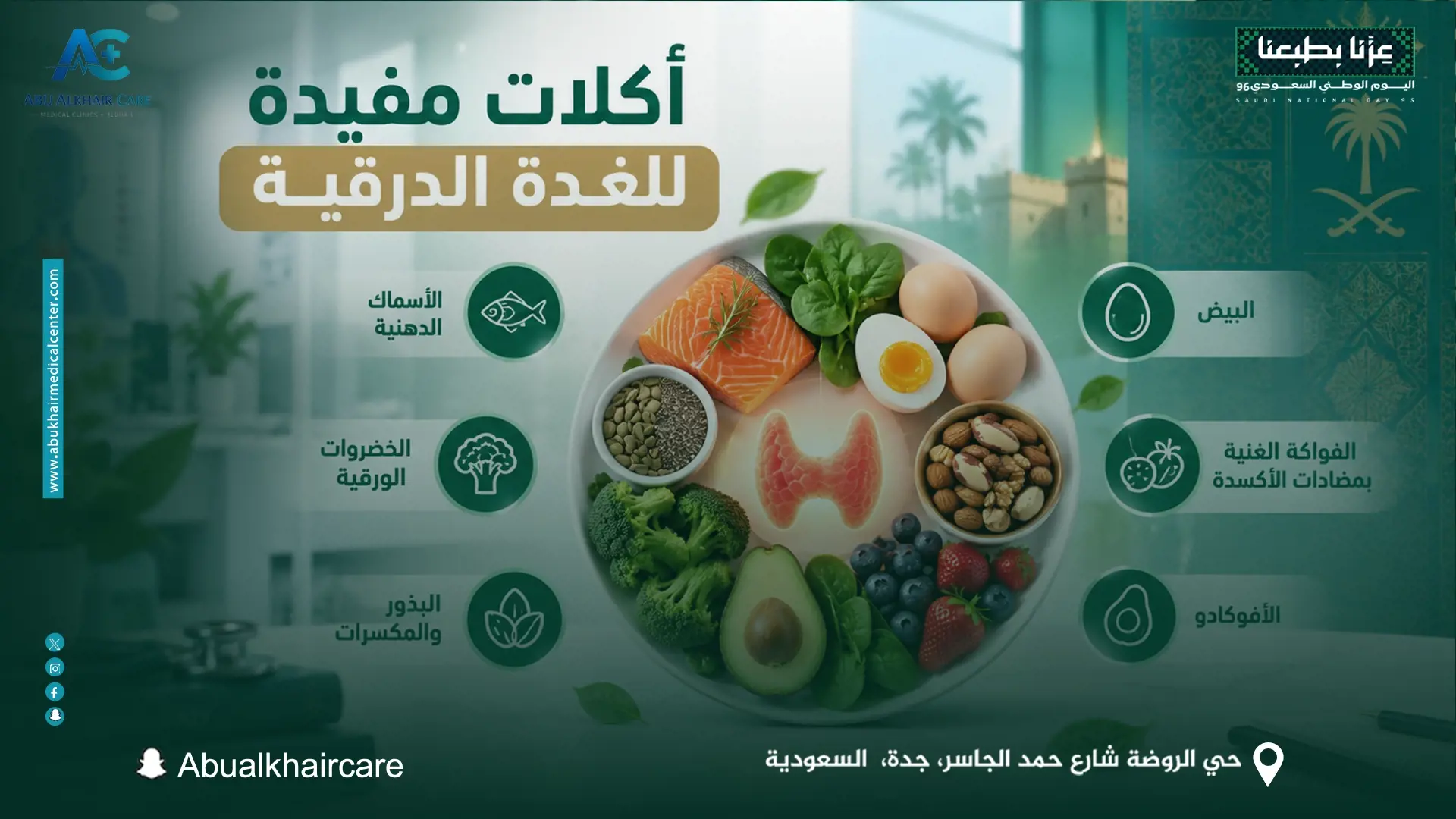 أكلات مفيدة للغدة الدرقية